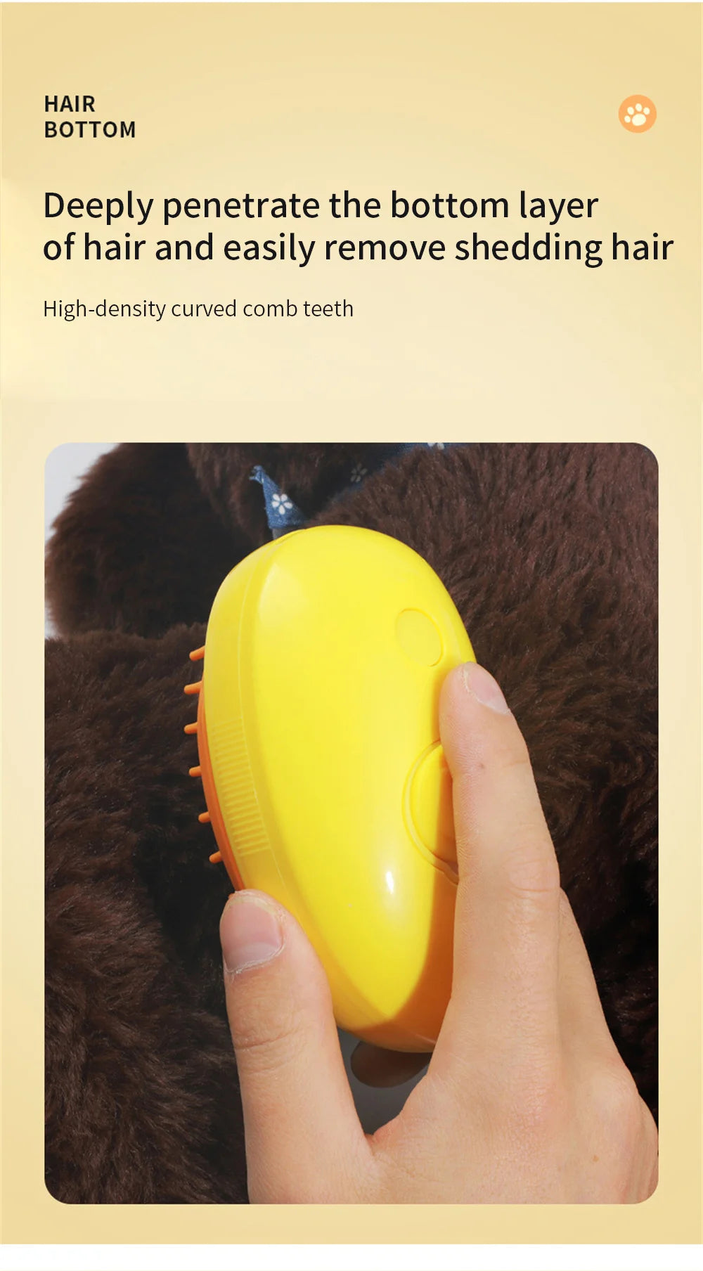 Cat Dog Steamy Brush Water Steam Spray Pet Comb 3 in 1 Electric Sprayer Hair Removal Bath Massage Brushes Cat Grooming Supplies